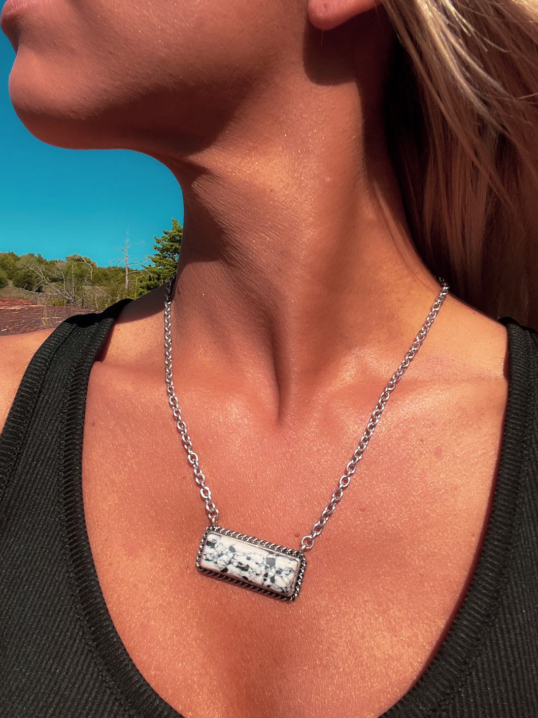 Cowtown Bar Necklace
