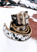Load image into Gallery viewer, Longhorn Cowhide Belt
